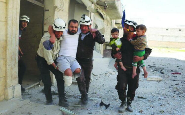 الشبكة السورية: القوات الحكومية والروسية تحرق حلب في أبريل