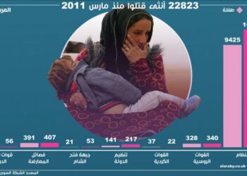 الشبكة السورية: مقتل نحو 23 ألف سورية منذ 2011