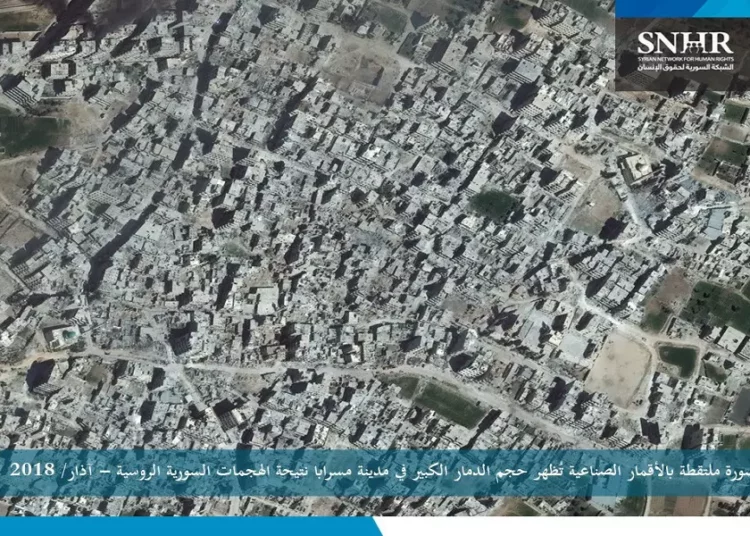 الشبكة السورية: 3 مليون مسكن مدمر في سوريا 90% منها على يد قوات النظام وروسيا