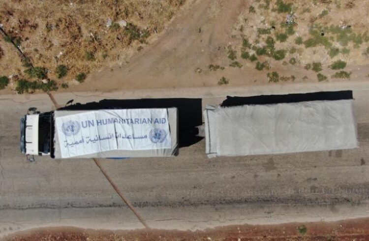 الشبكة السورية تطالب باستمرار إدخال المساعدات وعدم الخضوع لفيتو روسيا