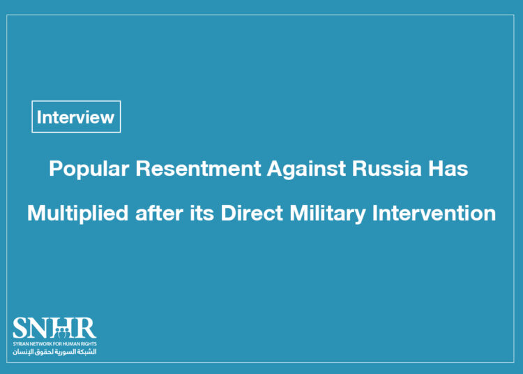 Popular Resentment Against Russia Has Multiplied after its Direct Military Intervention
